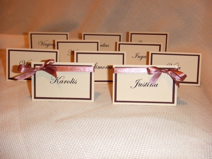 Wedding invitations and table cards picture no. 2