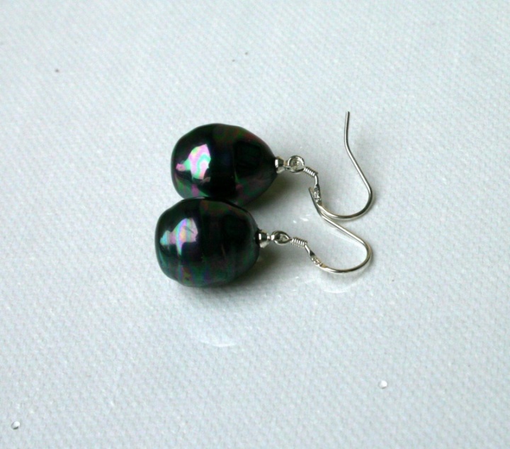 Earrings " the autumn rain "