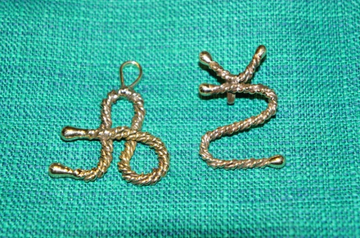 The letters charms