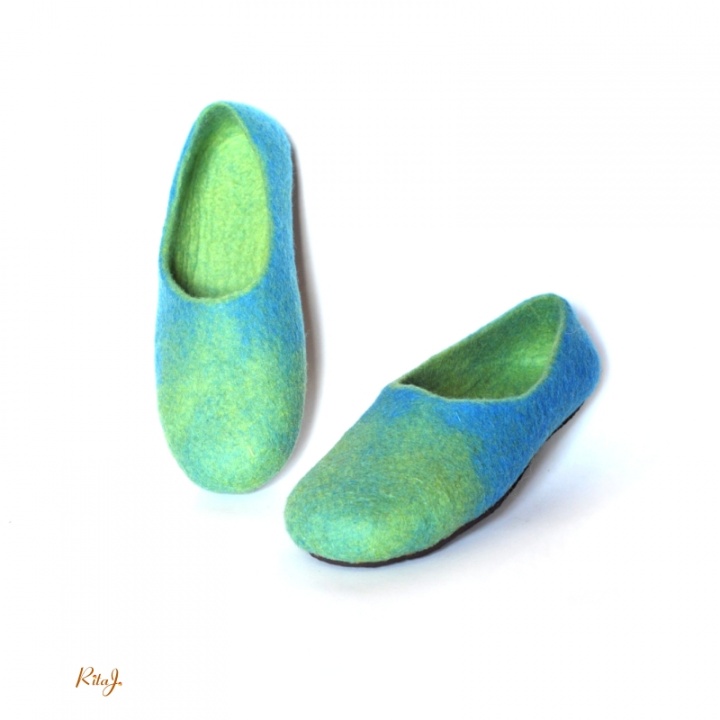 Felt slippers / felted slippers Globe picture no. 2