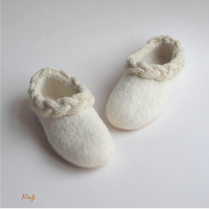 Felt slippers CASH / felted slippers picture no. 2