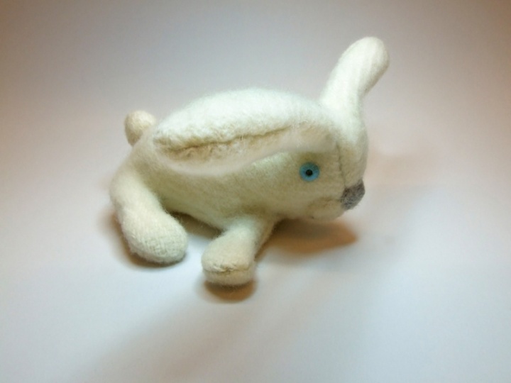 From natural wool sewed Bunny picture no. 2