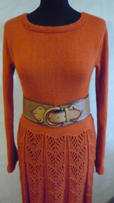 warm orange dress picture no. 3