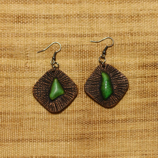 " green-eyed " Earrings