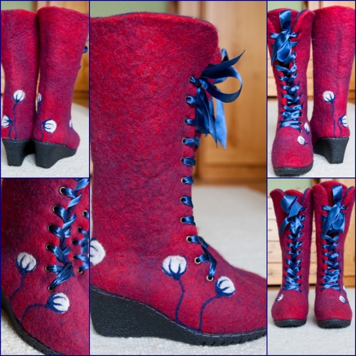 Raspberry felted size 37-38