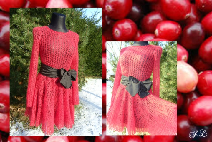 Dress " Cranberry "