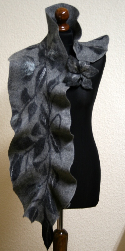 Scarf " Morning frost -2 "