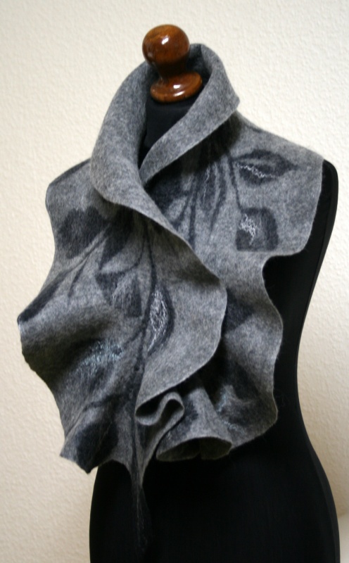 Scarf " Morning frost -2 " picture no. 3