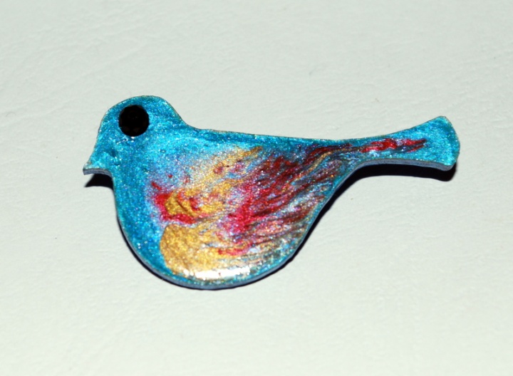 Brooch " Bird ... "