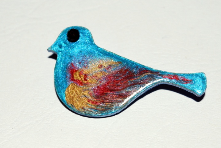 Brooch " Bird ... " picture no. 2