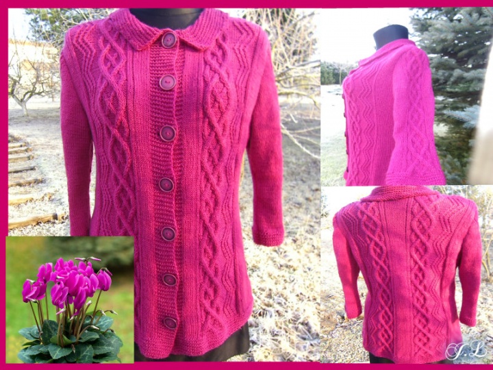 sweater " cyclamen "