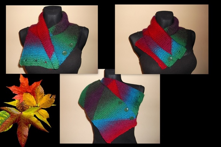 Scarf " Color play "