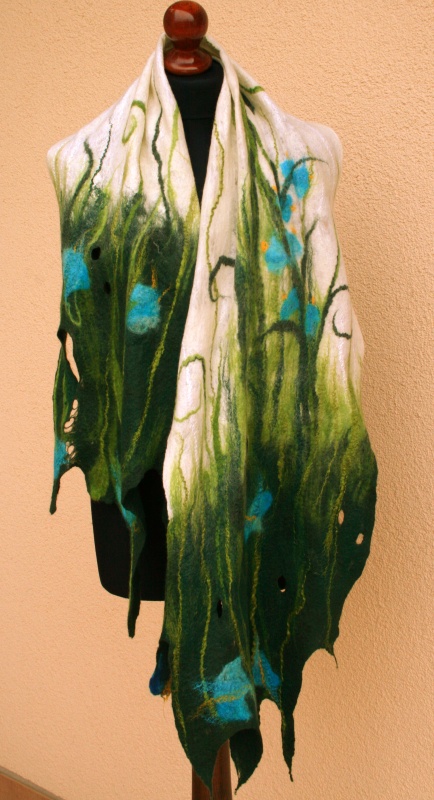 Scarf " sounds Bluish Spring " picture no. 2