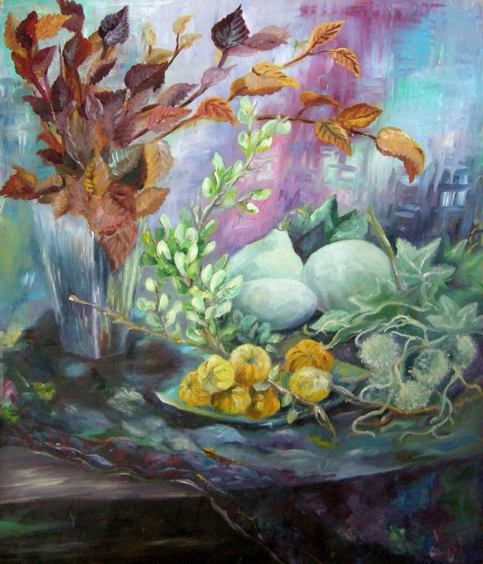 Still life with quinces 50x60