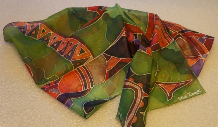 Silk scarf picture no. 2