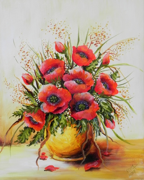 Poppy Floral Arrangements :)