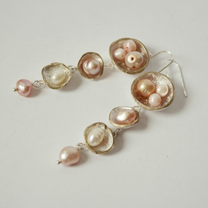 Earrings " Pastel pearls "