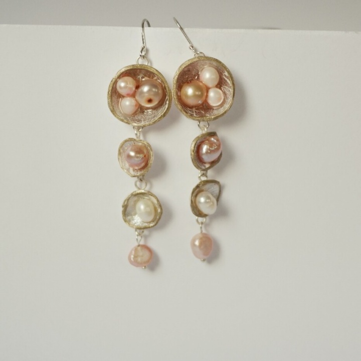 Earrings " Pastel pearls " picture no. 2