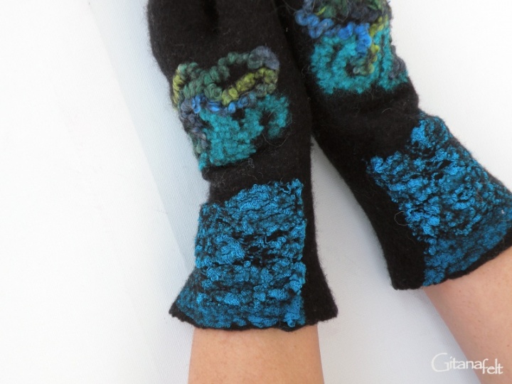 Felt gloves Wave picture no. 3