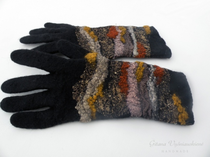 Felt gloves Autumn picture no. 2