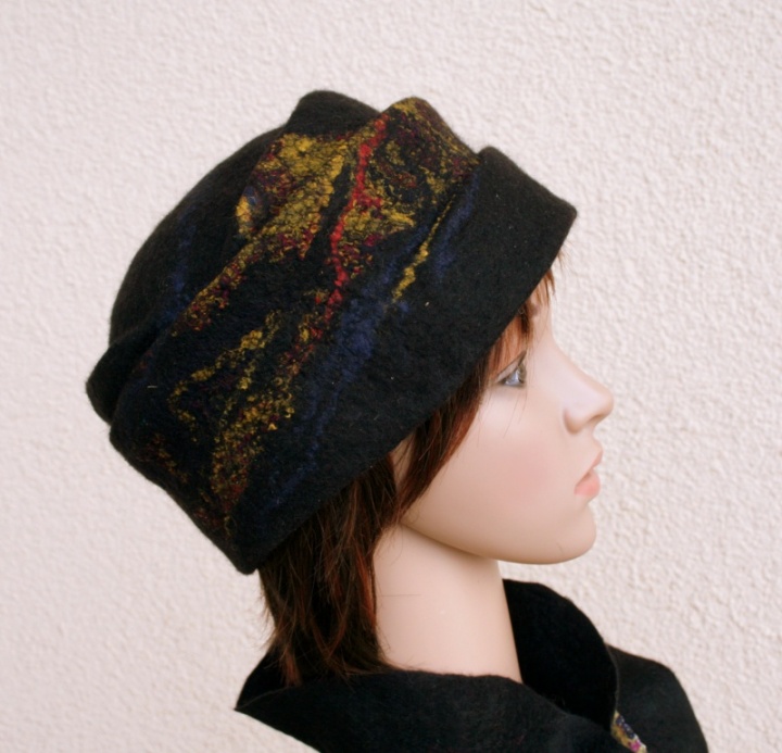 Felted hat ,, ,, Golden October picture no. 2