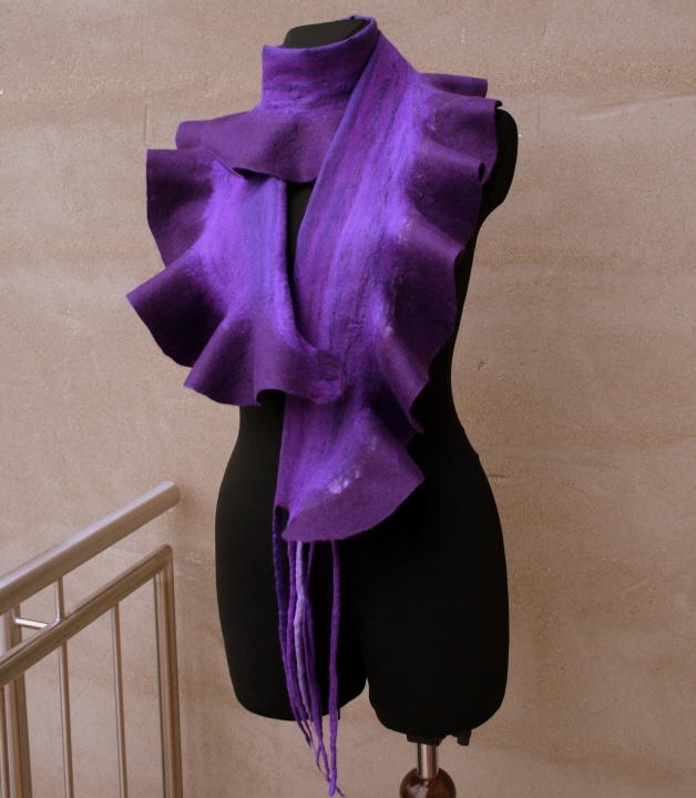 Scarf Purple waves ,, ,,