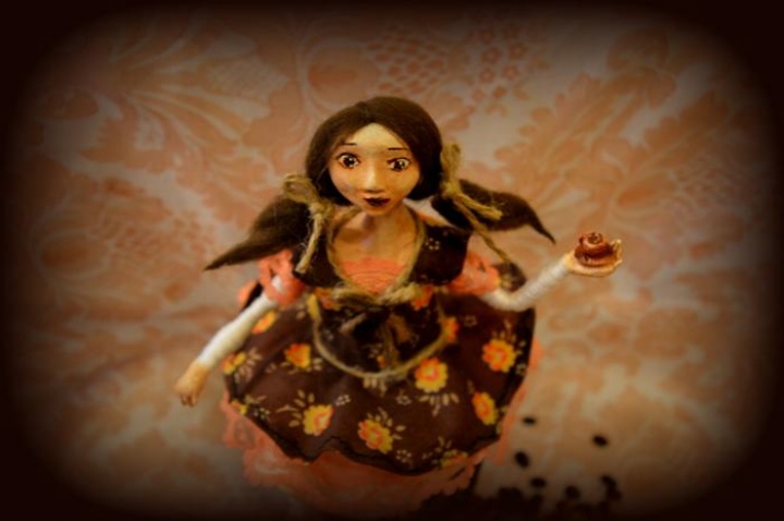 Handmade doll " Kavuk "