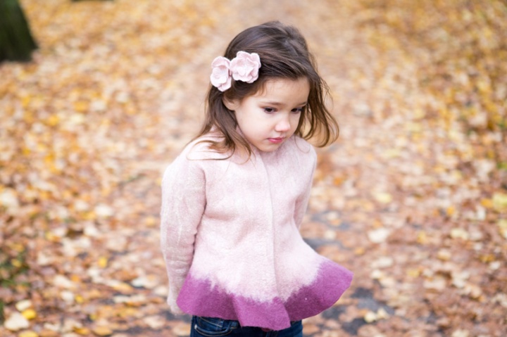 Pink jacket girl