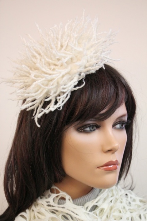 Wool head accessory bride