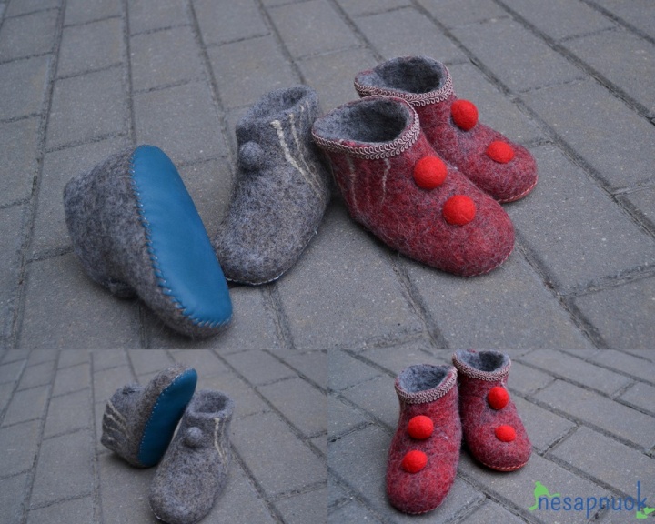 Felt shoes little picture no. 2