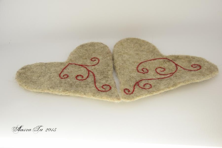 Coasters "Two Hearts"