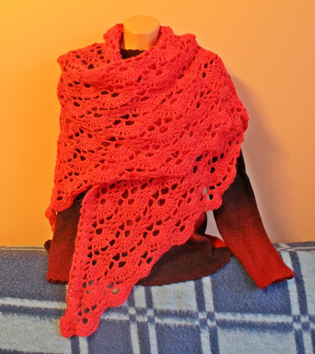 shawl crocheted picture no. 3