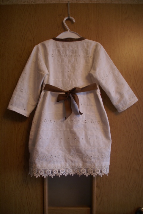 Linen dress Christening picture no. 2