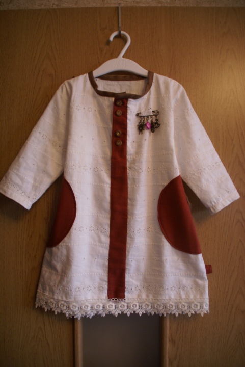 Linen dress Christening