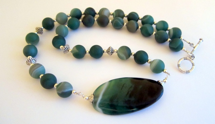 Agate necklace picture no. 2