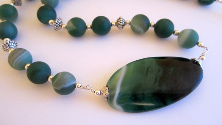 Agate necklace picture no. 3