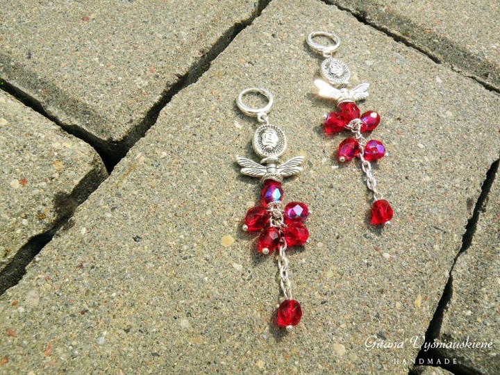 Earrings " Red Berry "