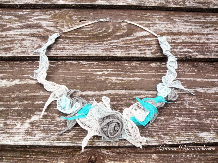 Lino necklace " water "