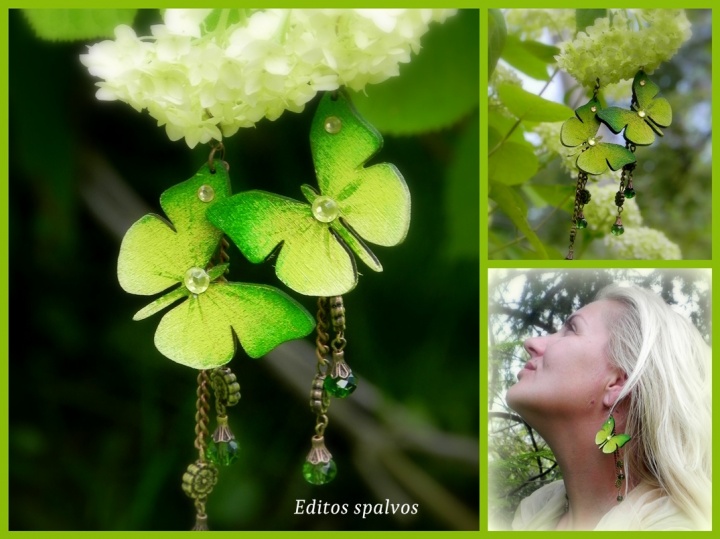 Earrings "Butterflies "