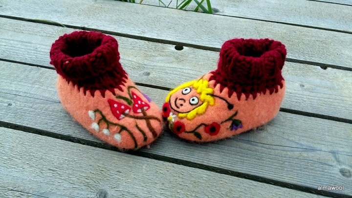 felted tapkutes Maja picture no. 3