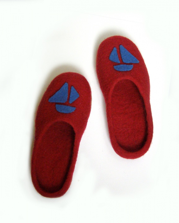 Felt children slippers Ship