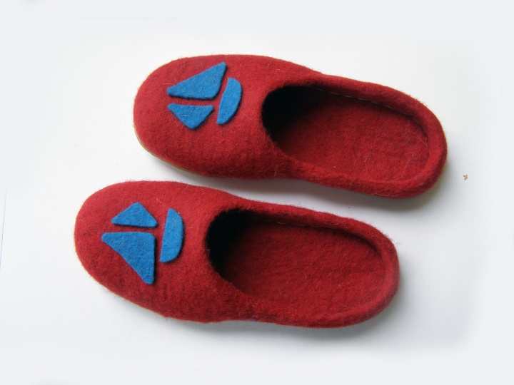 Felt children slippers Ship picture no. 2