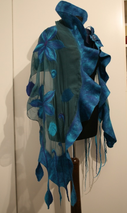 Scarf Blue  Star 