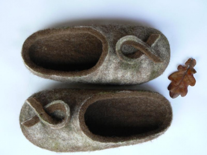 Men's slippers Oak