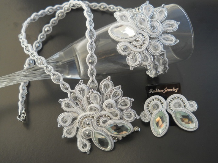 Soutache set of "Ice"