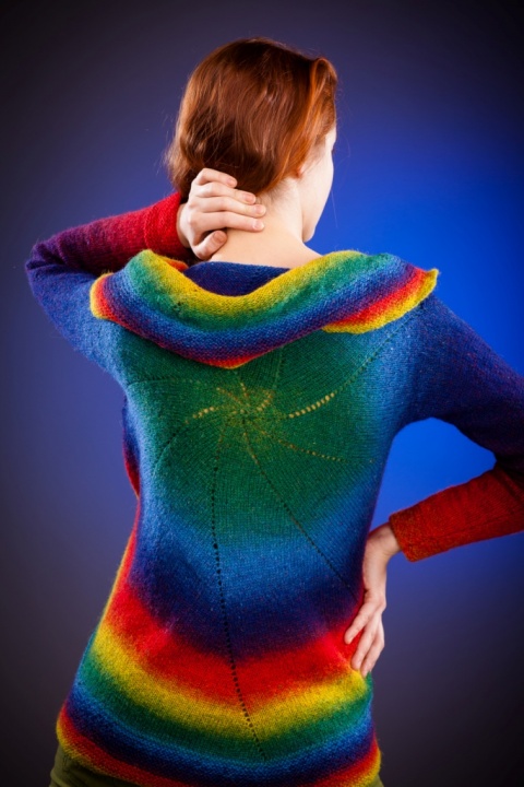 Rainbow cardigan picture no. 2