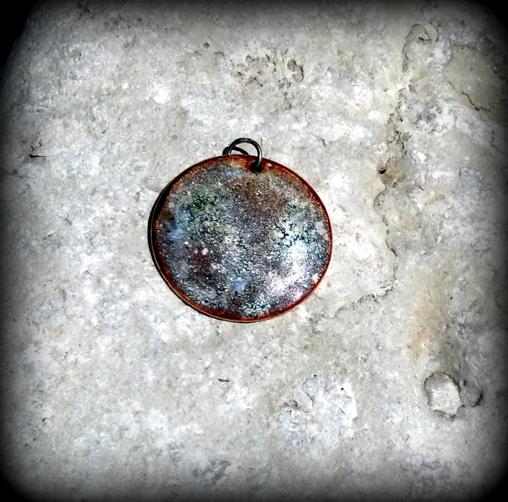 Pendant with enamel. MOON picture no. 3