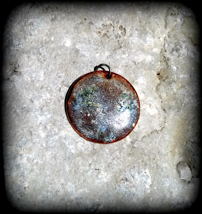 Pendant with enamel. MOON picture no. 2