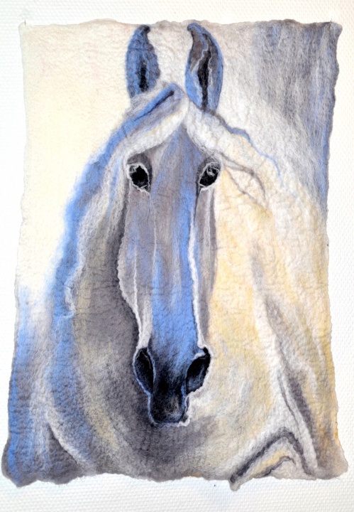 Felted picture "The horse"