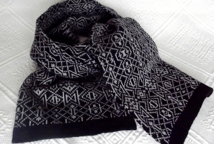 Scarf - Gray Black picture no. 3